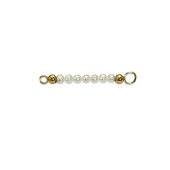Heiring – Topp til armring og kjede, 3 mm perle