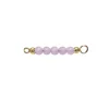 Heiring – Topp til armring og kjede, lys amethyst