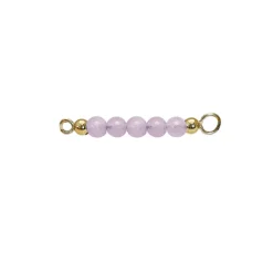 Heiring – Topp til armring og kjede, lys amethyst