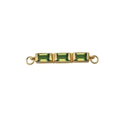 Heiring – Topp til armring, square peridot