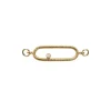 Heiring – Topp til armring og kjede, elipse med diamant 0,02ct W/VS