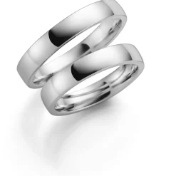 Hvitt gull ring – 3,5 mm bredde