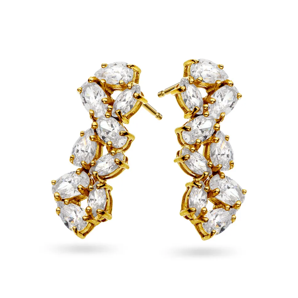 Janne Formoe by PAN Jewelry – Øreringer i sølv med zirkonia