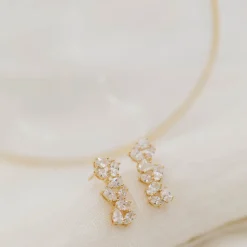 Janne Formoe by PAN Jewelry – Øreringer i sølv med zirkonia