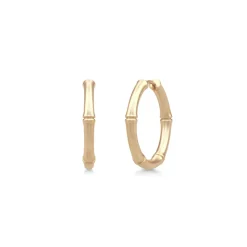 Julie Sandlau – Bamboo Hoops Small i 14k gult gull