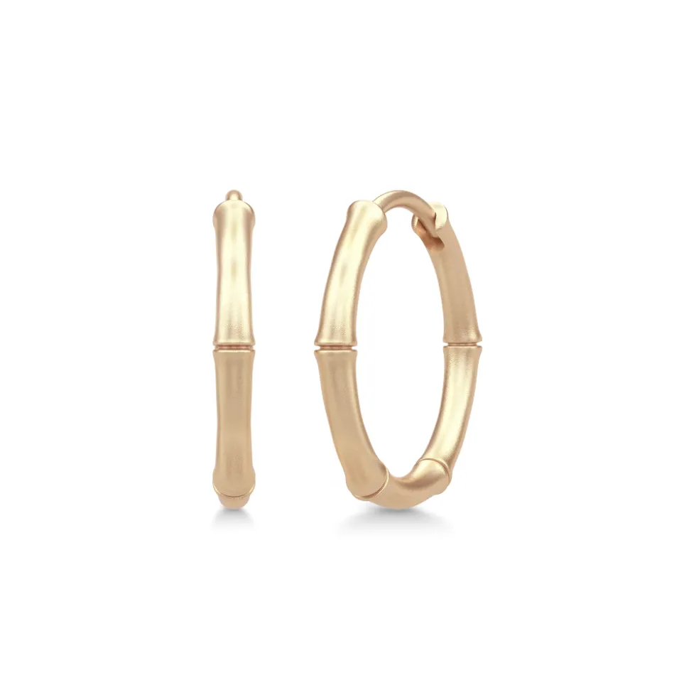 Julie Sandlau – Bamboo Hoops Midi i 14k gult gull