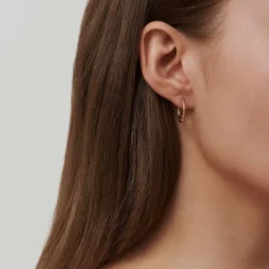 Julie Sandlau – Bamboo Hoops Small i 14k gult gull