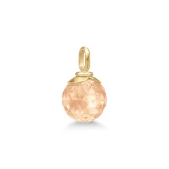 Julie Sandlau – Berry anheng i 22k forgylt sølv – Peach Morganite