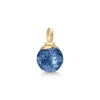 Julie Sandlau – Berry anheng i 22k forgylt sølv – Sapphire Blue