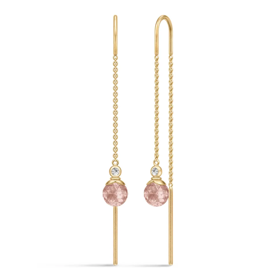 Julie Sandlau – Berry Chain Earrings – Turmalin Rose