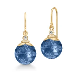Julie Sandlau – Berry Earrings – Sapphire Blue