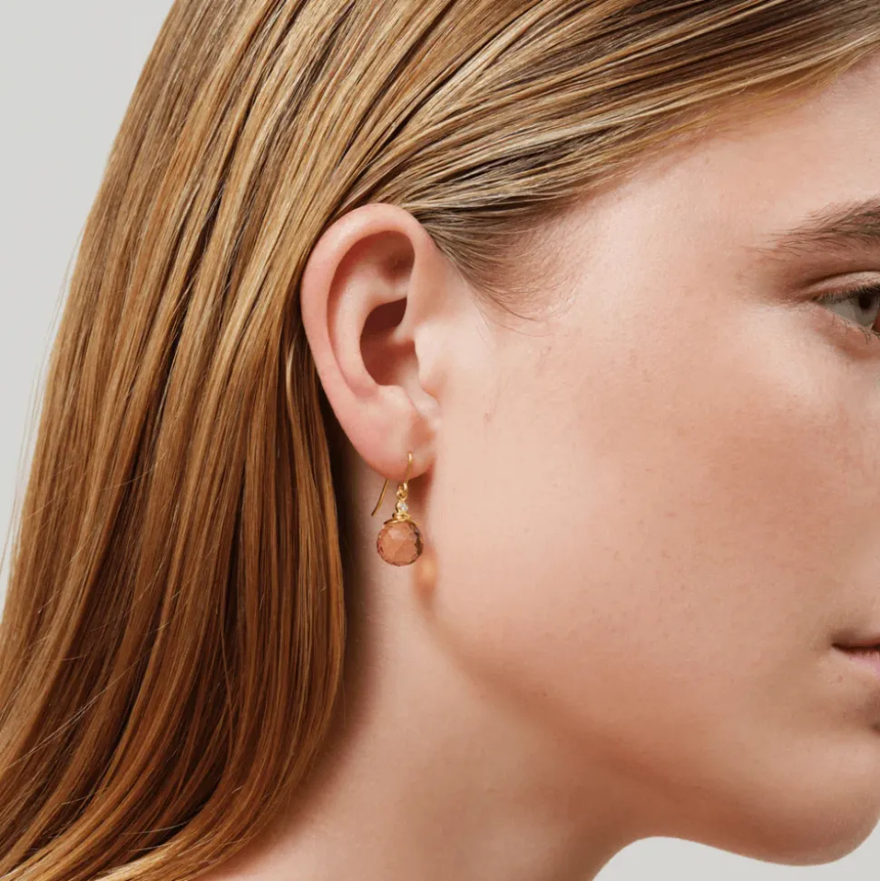 Julie Sandlau – Berry Earrings – Peach Morganite