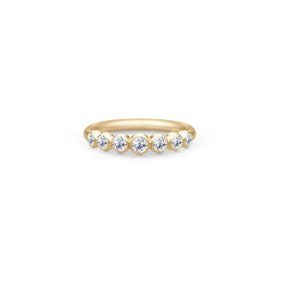 Julie Sandlau – Lumen ring i 18k gult gull med diamanter