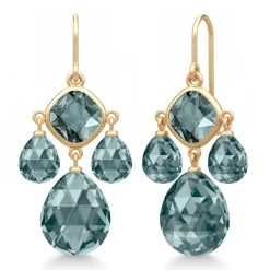 Julie Sandlau – Olivia Chandelier i forgylt sølv – Midnight Blue