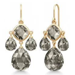 Julie Sandlau – Olivia Chandelier i forgylt sølv – Smokey