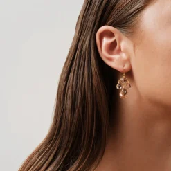 Julie Sandlau – Olivia Chandelier i forgylt sølv – Peach Morganite