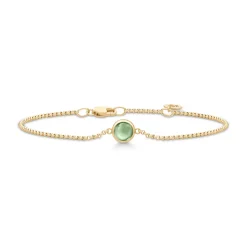 Julie Sandlau – Primini armbånd i 22k forgylt sølv – Green Amethyst