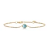 Julie Sandlau – Primini armbånd i 22k forgylt sølv – Ice Blue