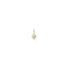 Julie Sandlau – Purity anheng i 14k gult gull med 0,03ct TW diamant