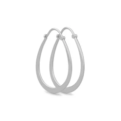 Julie Sandlau – Øreringer i sølv – Pear Hoop