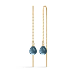 Julie Sandlau – Tasha Chain Earrings London Blue
