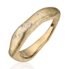 Lene Visholm – Ring i Gult Gull Med Diamanter