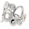 Lene Visholm- Ring med diamant og hvit topas- hvitt gull