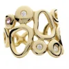 Lene Visholm- Ring med diamant og lilla safir- gull