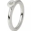 Lene Visholm- Ring med diamant- Hvitt gull