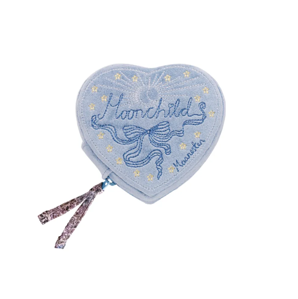 Maanesten – Hjerteboks Sky Blue, smykkeskrin