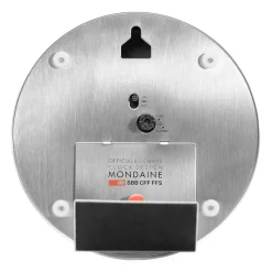 Mondaine – Bordklokke Sølv / Hvit 12,5 cm