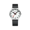 Mondaine – Classic stål/sort 40 mm