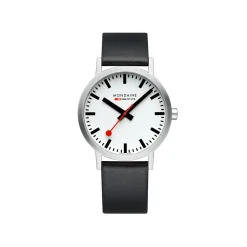 Mondaine – Classic stål/sort 40 mm