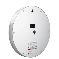 Mondaine – Veggklokke 25 cm sølvfarget