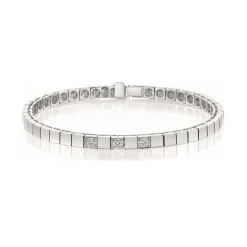 NC Christophersen – Allianse armbånd i hvitt gull – 0,09 ct diamanter