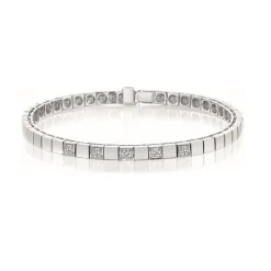 NC Christophersen – Allianse armbånd i hvitt gull – 0,50 ct diamanter