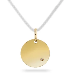 NC Christophersen – Anheng i gull med diamant 0,005ct WSI