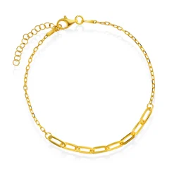 NC Christophersen – Armbånd i forgyldt sølv, 19 cm