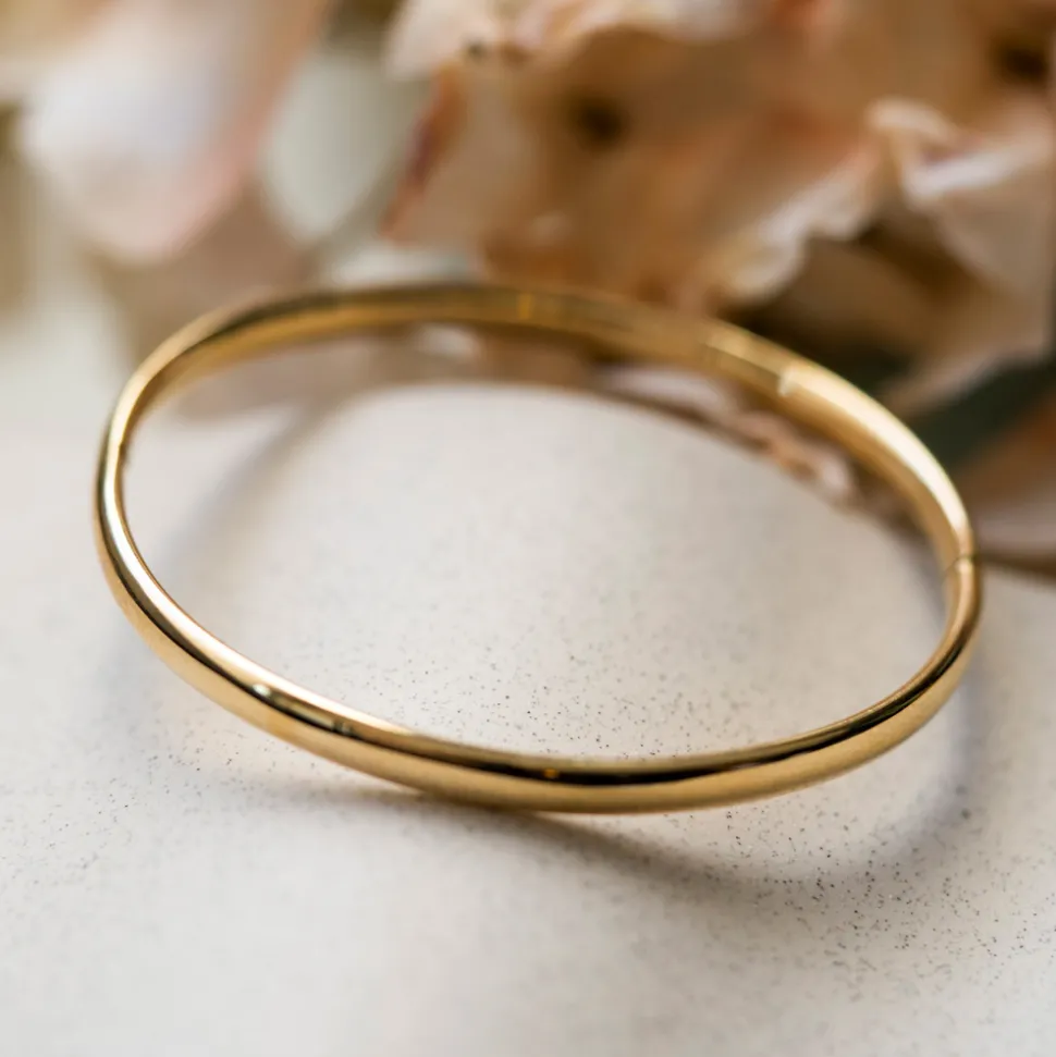 NC Christophersen – Armring i gult gull – Oval