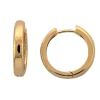 NC Christophersen – Creoler i gult gull – 16 mm i diameter