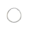 NC Christophersen – Creoler i hvitt gull – 20 mm i diameter