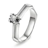 NC Christophersen – Fasettring i hvitt gull med diamant – 0,20 ct TW/SI