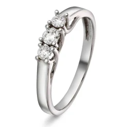NC Christophersen – Ring i hvitt gull med diamanter