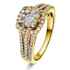 NC Christophersen – Ring i gult gull med diamanter