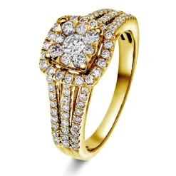 NC Christophersen – Ring i gult gull med diamanter