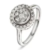 NC Christophersen – Ring i hvitt gull med diamanter