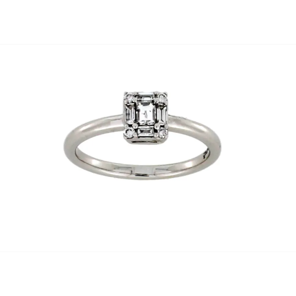 NC Christophersen – Ring i hvitt gull med diamanter