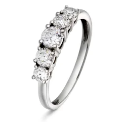 NC Christophersen – Ring i hvitt gull med diamanter