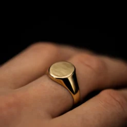 NC Christophersen – Ring i gult gull – Kan graveres