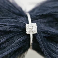 NC Christophersen – Ring i hvitt gull med diamanter